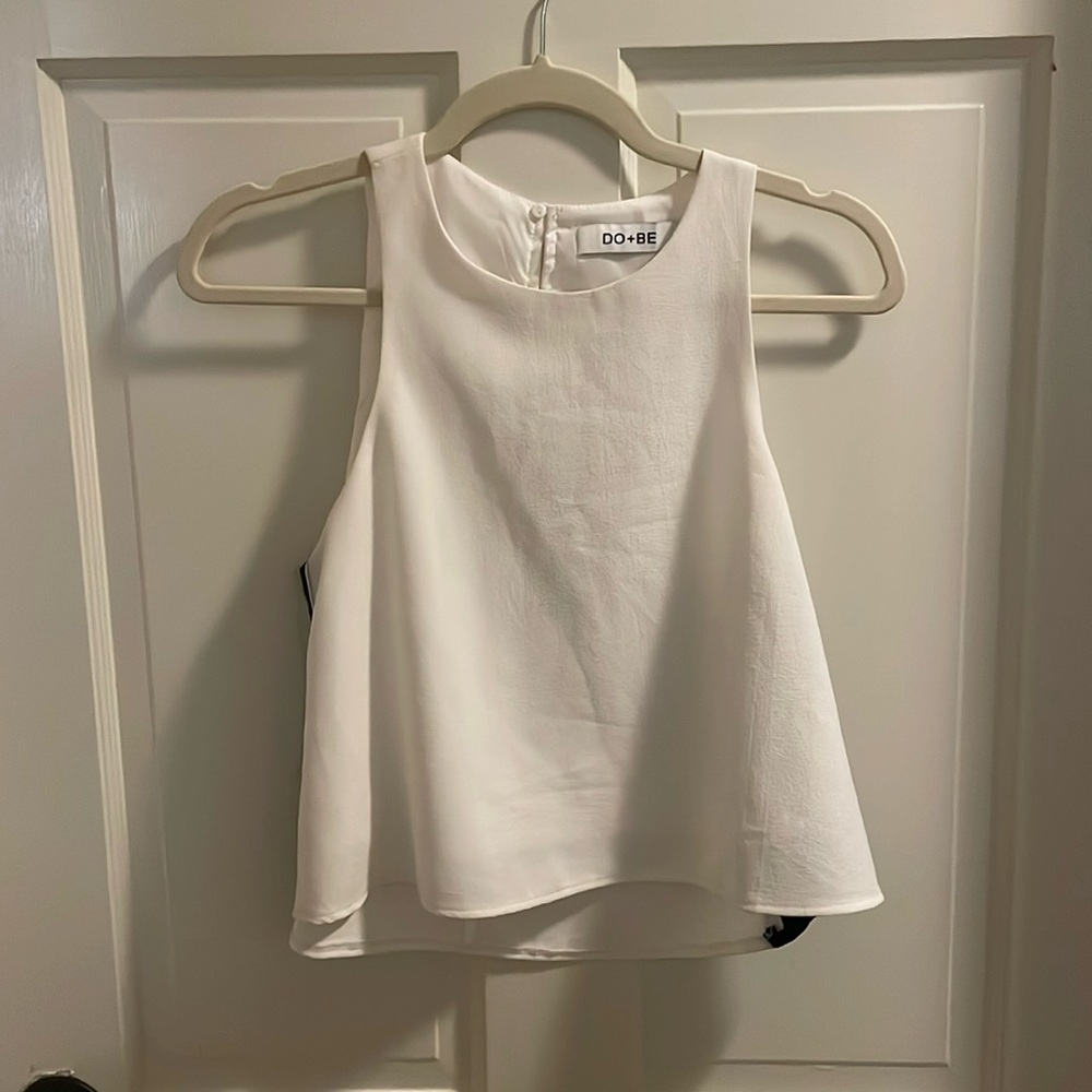 DO + BE white blouse size small